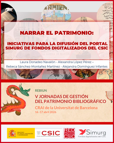 Simurg en V Jornadas REBIUN