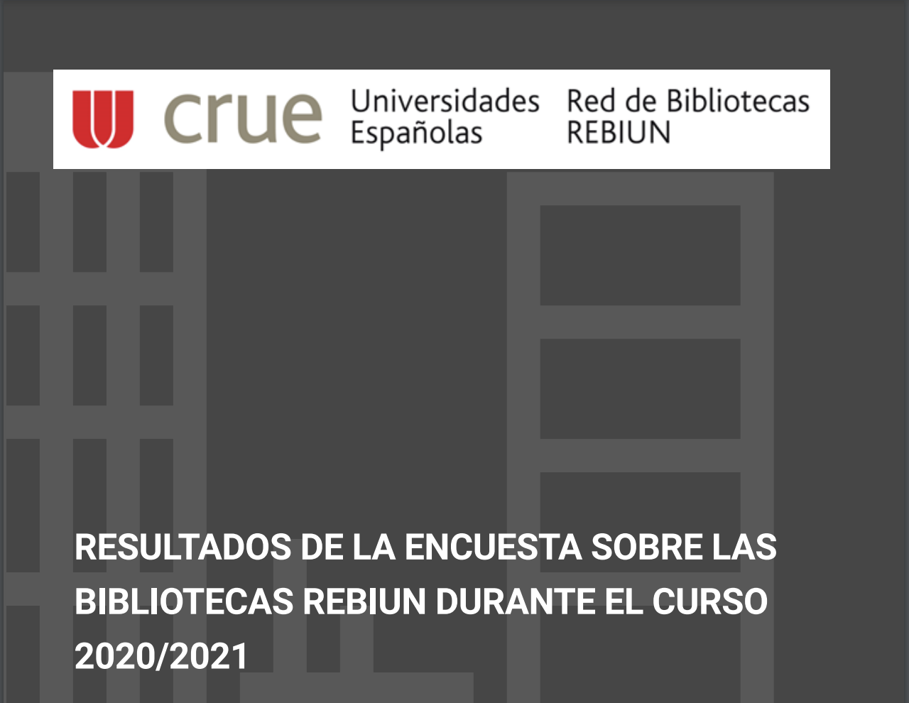 Bibliotecas REBIUN 2020-2021