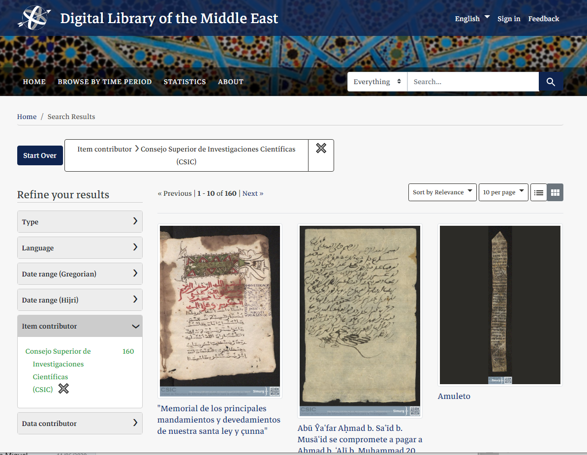 DLME, Digital Library of the Middle East