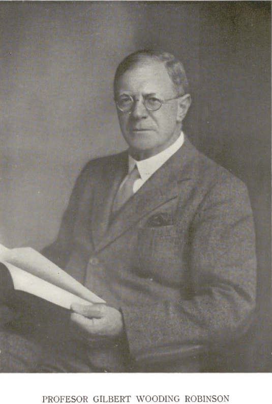 Gilbert Robinson en la revista Anales de Edafología de 1950