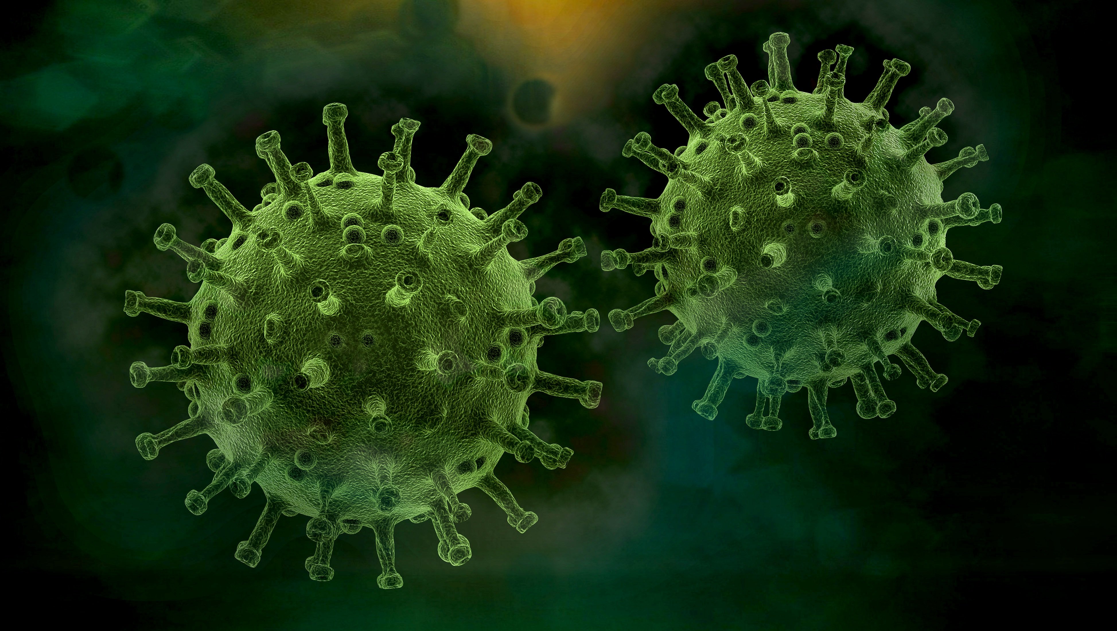 Coronavirus COVID-19 verde