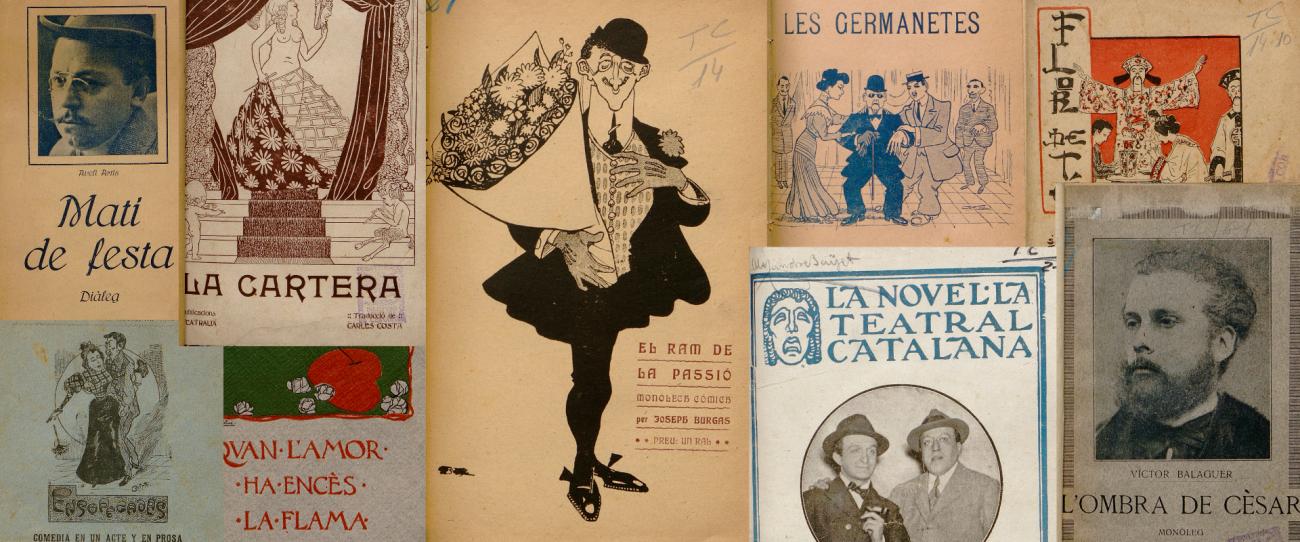 Disponible en texto completo la colección de Teatro Catalán de la Biblioteca Tomás Navarro Tomás