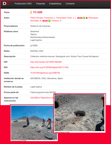 Muestras geológicas