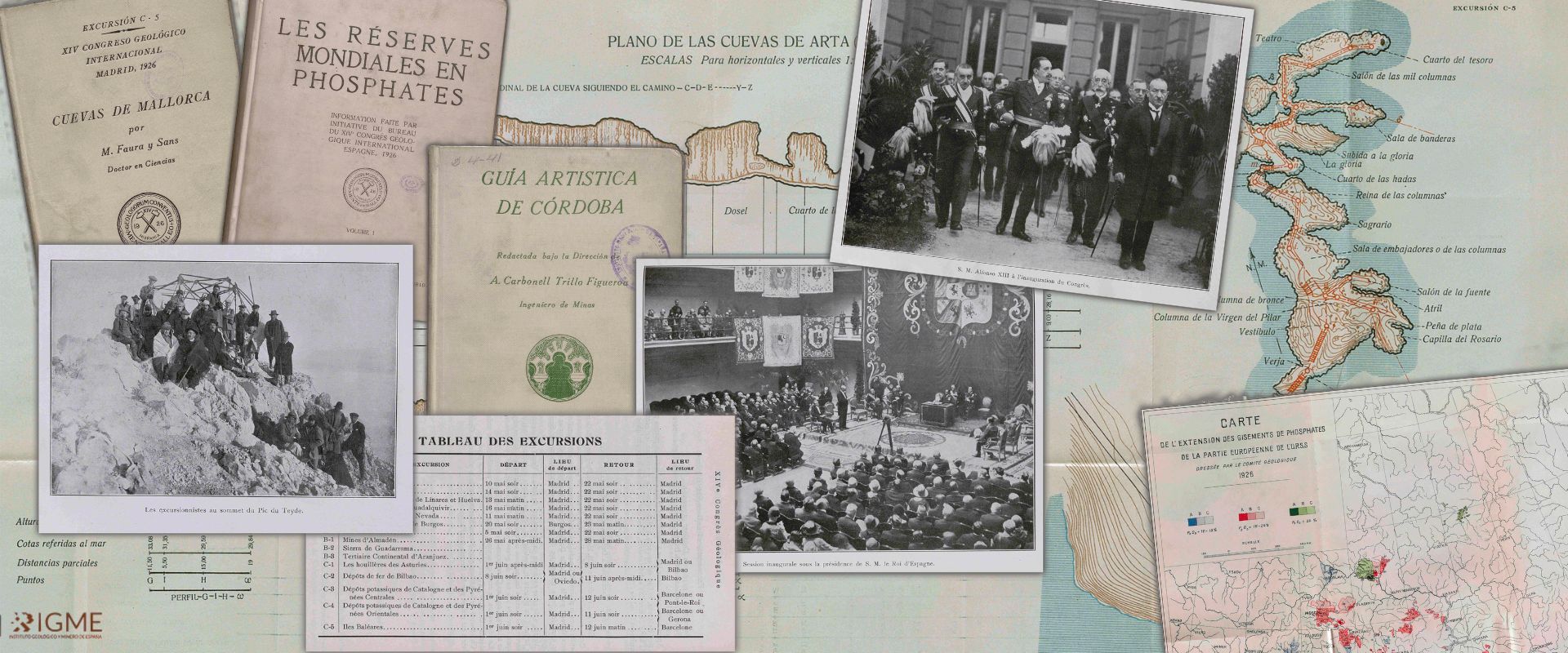 El IGME difunde en Simurg seis obras históricas de su biblioteca para celebrar el aniversario del Congreso Geológico Internacional de 1926