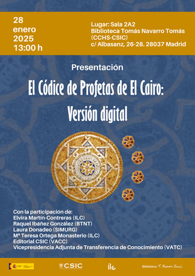 Presentación El Códice de Profetas de El Cairo