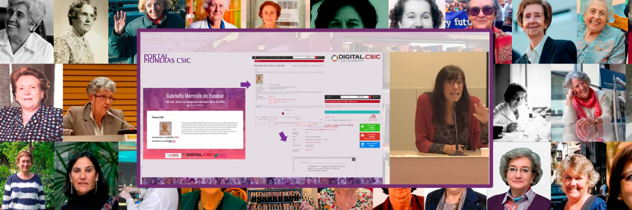 El Portal Pioneras CSIC ha recibido la Distinción Sello CCB 2022