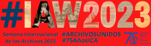 Semana Internacional de los Archivos 2023
